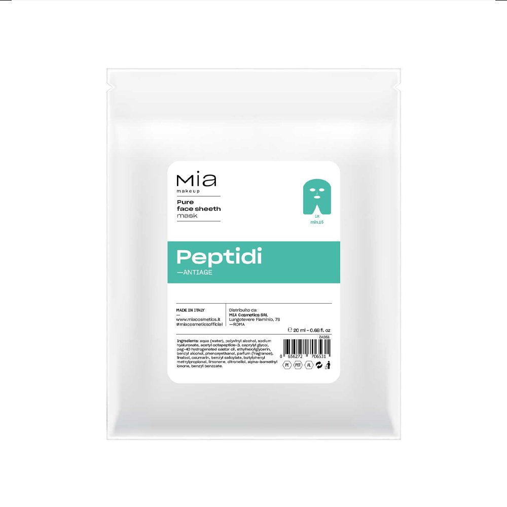PURE FACE SHEET MASK PEPTIDI 20 ml